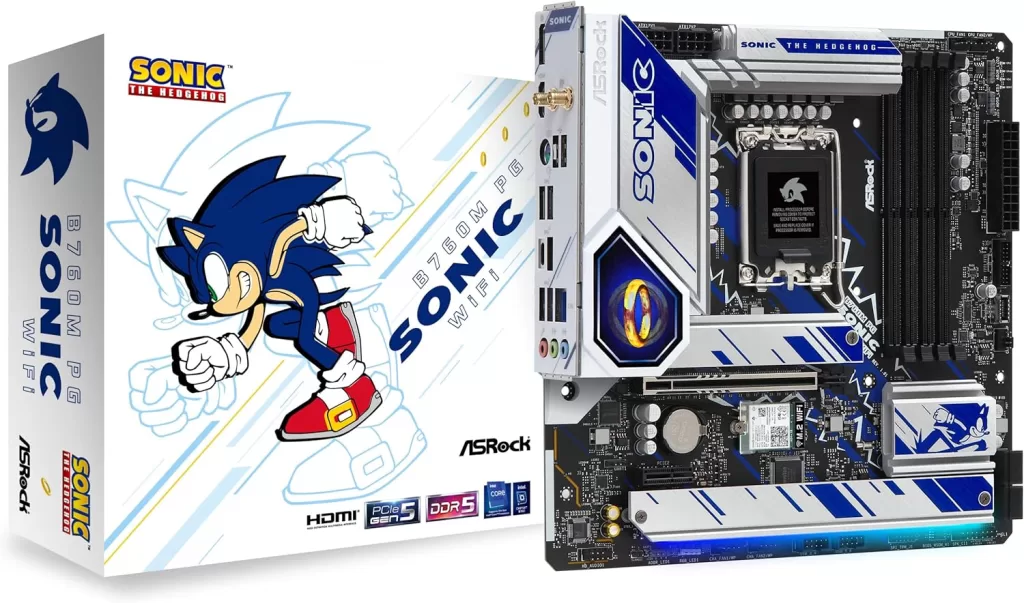 Asrock B760M PG Sonic WiFi Intel B760 LGA 1700 Micro ATX